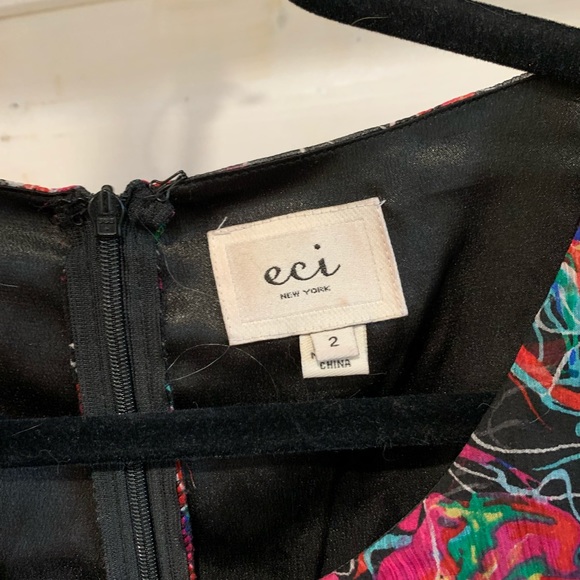 Eci New York | Swirl Patterned Dress - Picture 7 of 7